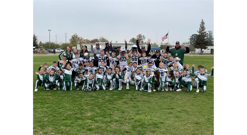 2021 8u Cheer & Football Championship Win!